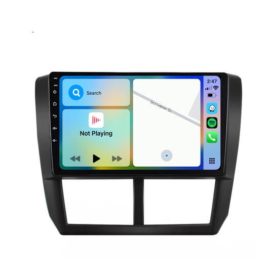 Subaru Forester/Impreza (2008-2012) Plug & Play Head Unit Upgrade Kit: Wireless & Wired Apple CarPlay & Android Auto
