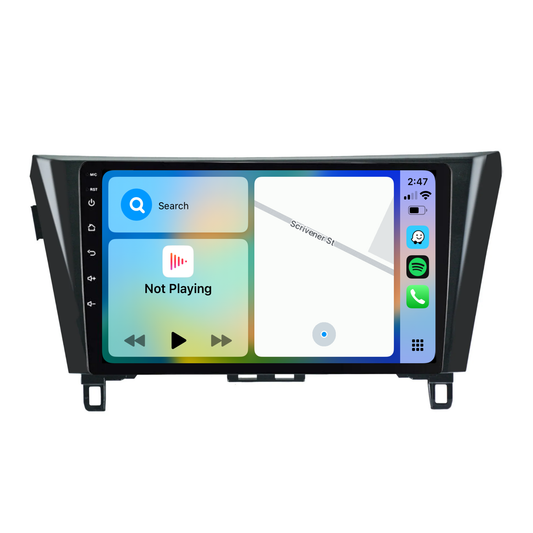 Nissan Qashqai / X-TRAIL (2014-2021) Plug & Play Head Unit Upgrade Kit:  Wireless & Wired Apple CarPlay & Android Auto