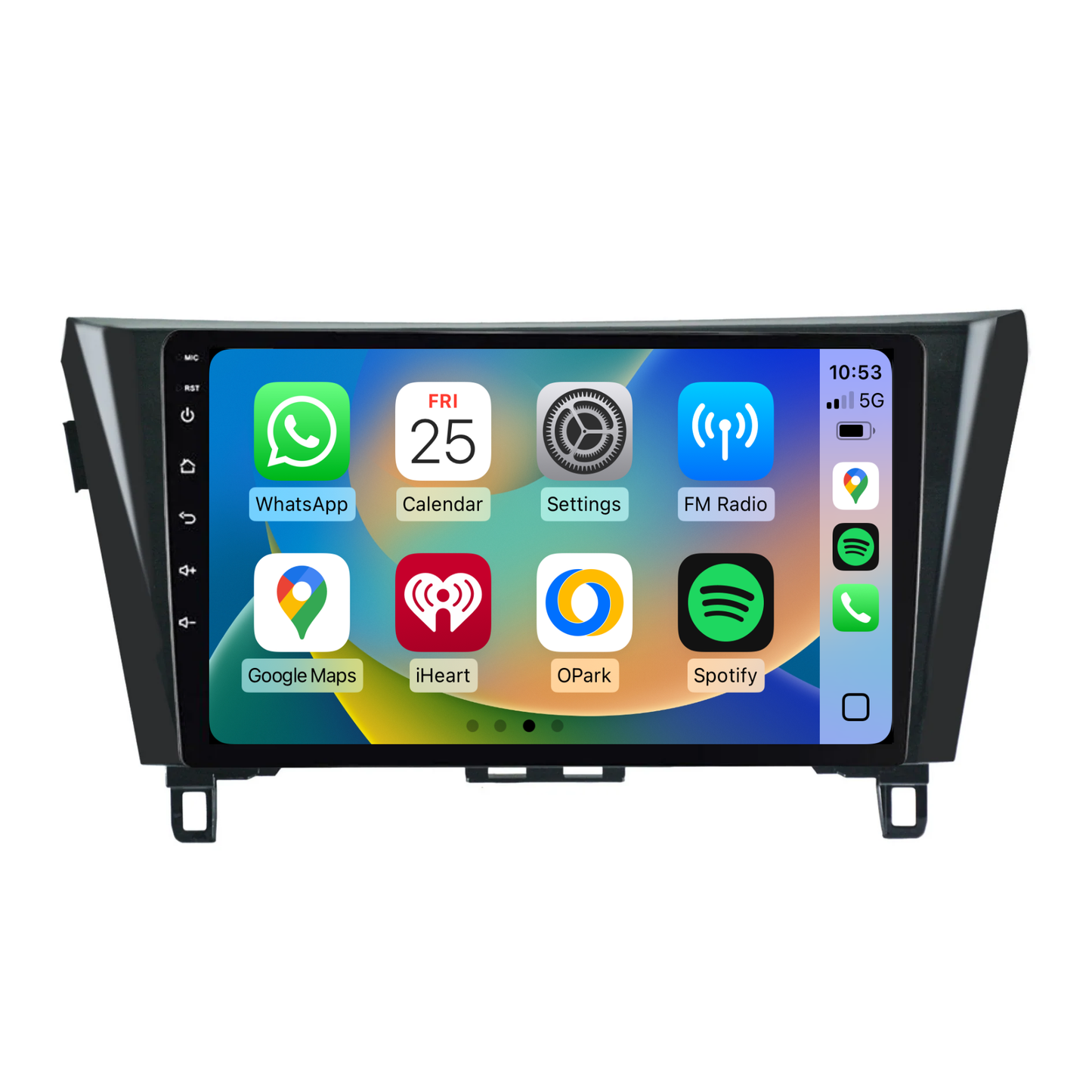 Nissan Qashqai / X-TRAIL (2014-2021) Plug & Play Head Unit Upgrade Kit:  Wireless & Wired Apple CarPlay & Android Auto