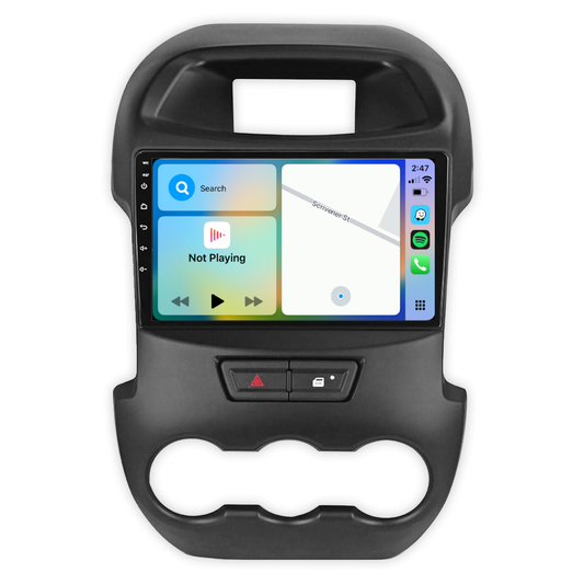 Ford Ranger (2011-2015) Plug & Play Head Unit Upgrade Kit: Wireless & Wired Apple CarPlay & Android Auto