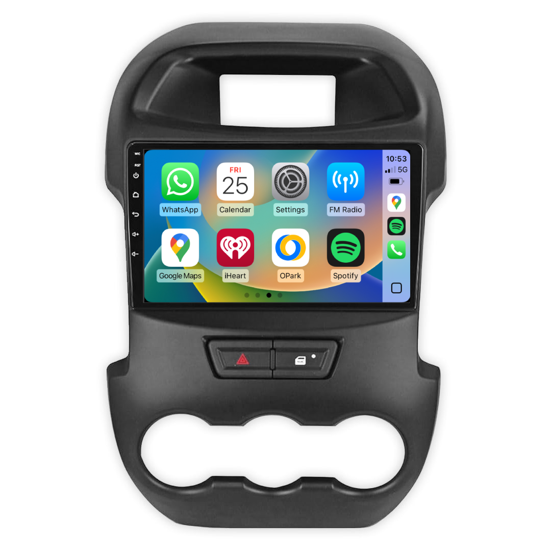 Ford Ranger (2011-2015) Plug & Play Head Unit Upgrade Kit: Wireless & Wired Apple CarPlay & Android Auto