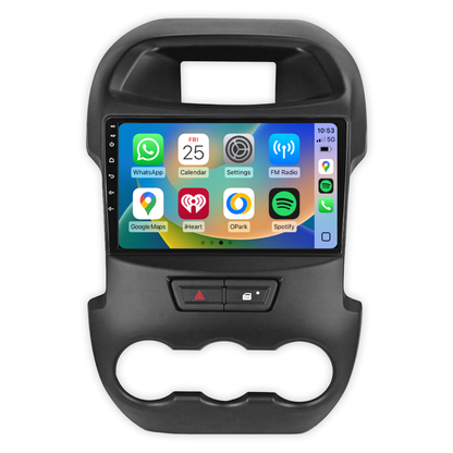 Ford Ranger (2011-2015) Plug & Play Head Unit Upgrade Kit: Wireless & Wired Apple CarPlay & Android Auto