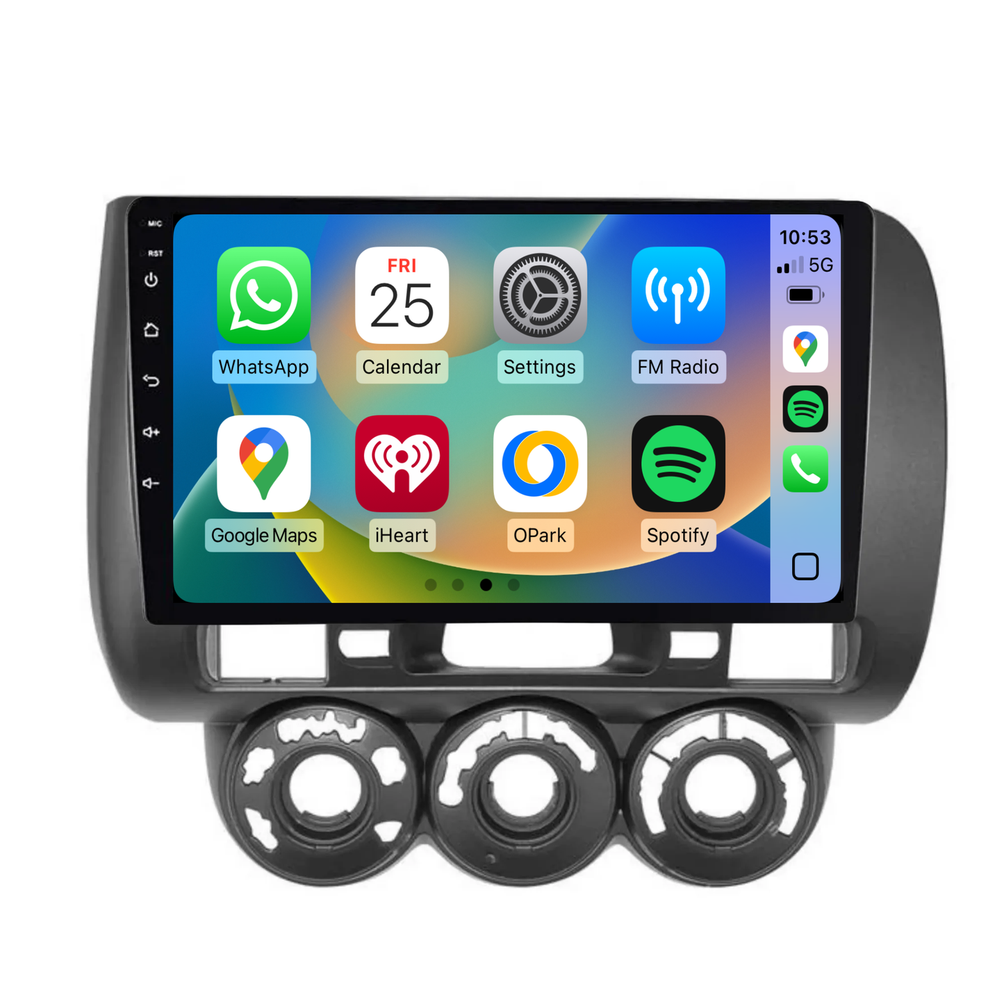 Honda Fit/Jazz/City (2002-2008) Plug & Play Head Unit Upgrade Kit: Wireless & Wired Apple CarPlay & Android Auto