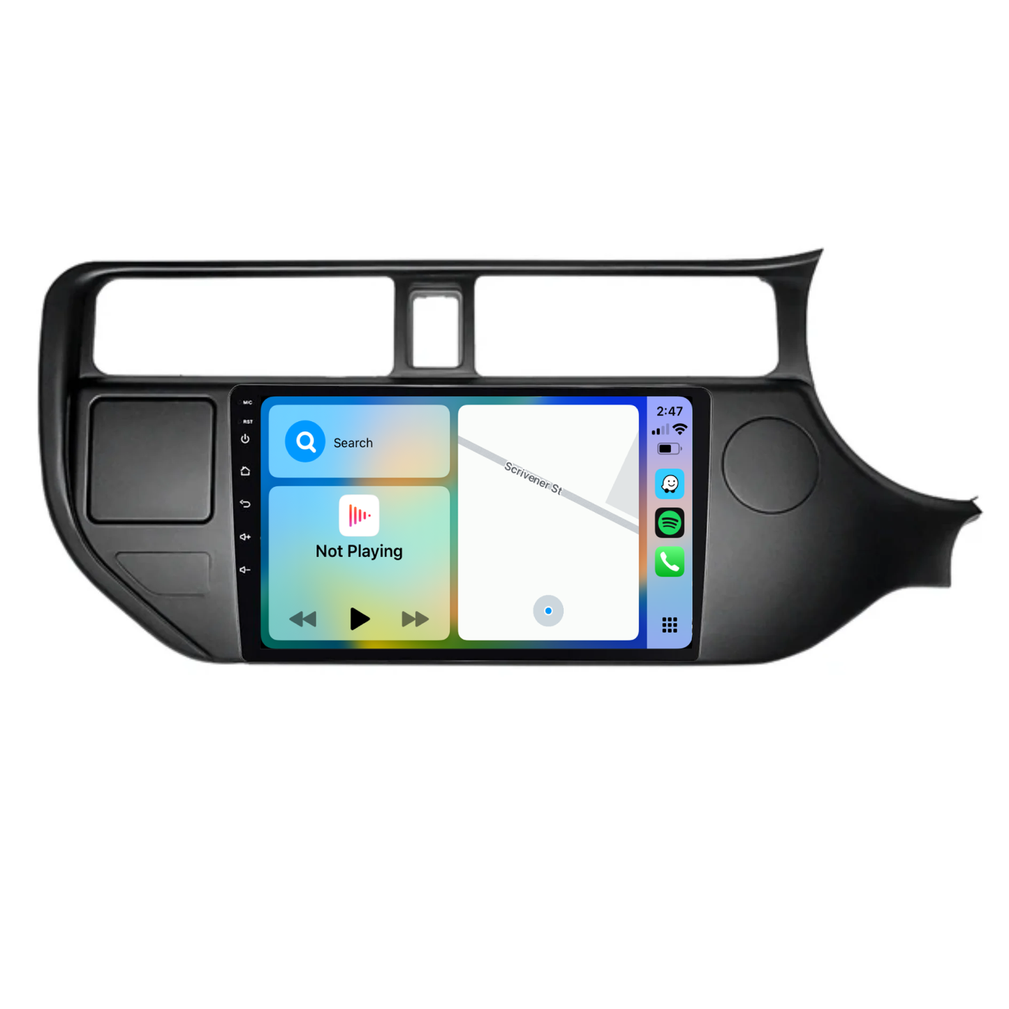 Kia Rio Gloss/Matte (2012-2016) Plug & Play Head Unit Upgrade Kit: Wireless & Wired Apple CarPlay & Android Auto